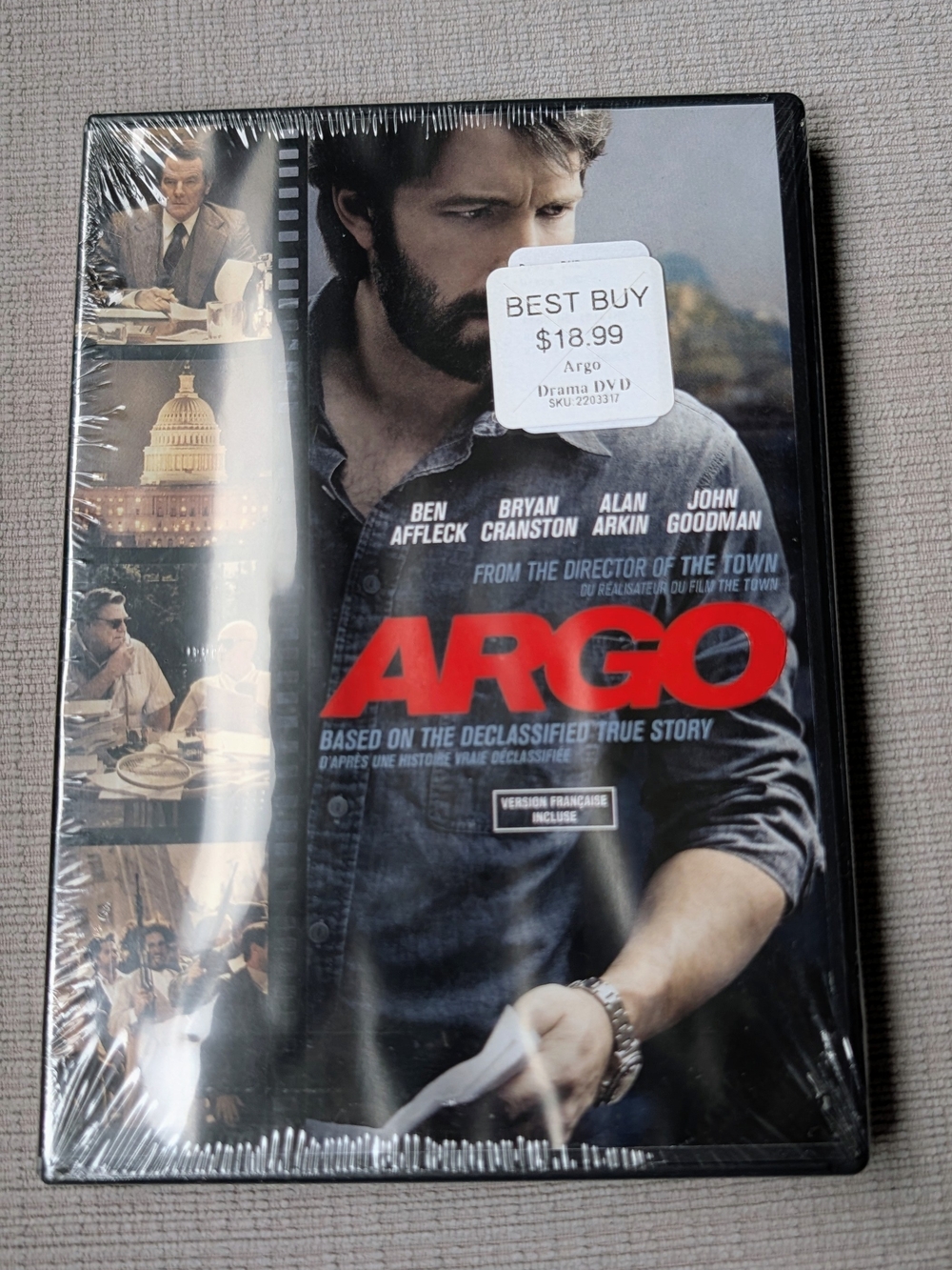 Brand New in Package Argo Drama DVD Movie